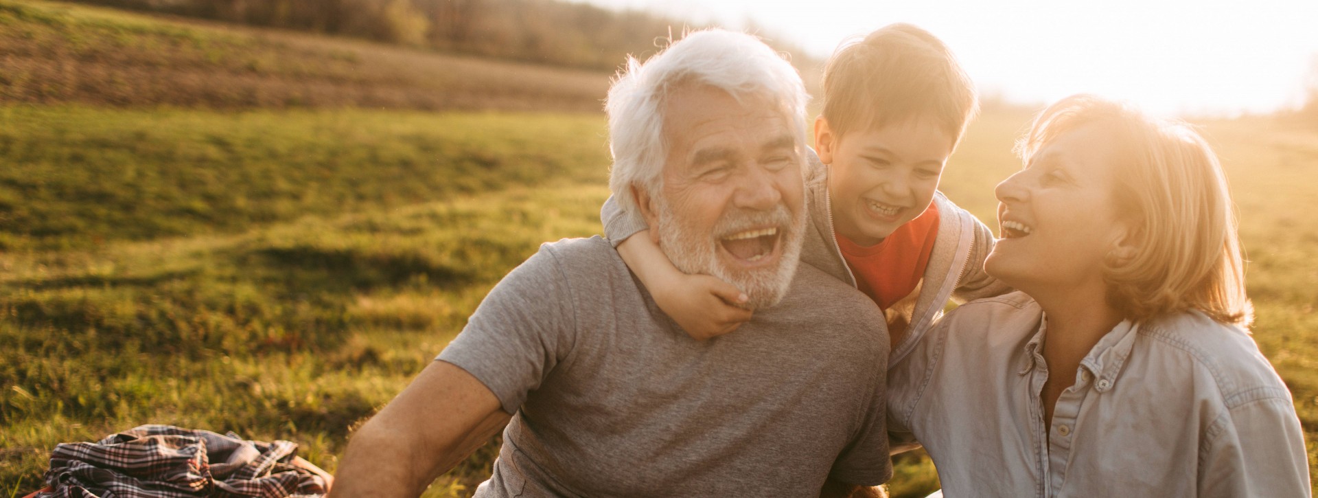 Grandparents with grandson